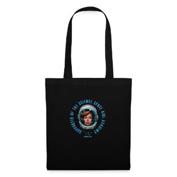 supporter of the science space girl academy - Stoffbeutel - Schwarz - Vorne