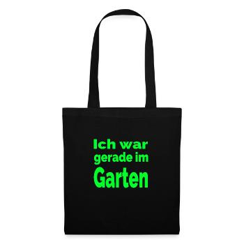 Garten - Stoffbeutel - Schwarz - Vorne