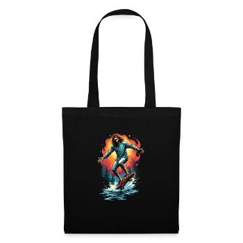 E Skateboard - Tote Bag - black - Front