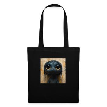 Animal de compagnie extraterrestre - Sac en tissu - noir - Devant