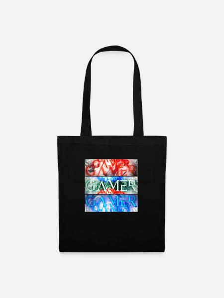 Gamer - Stoffbeutel - Schwarz