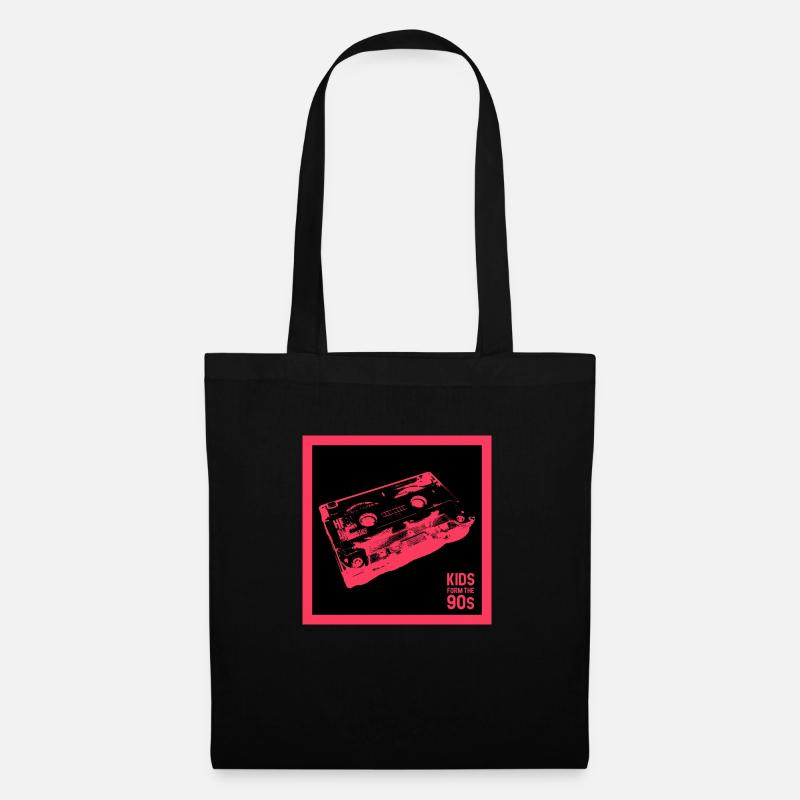 Kids from the 90s - bold red MC feeling - Stoffbeutel - Schwarz