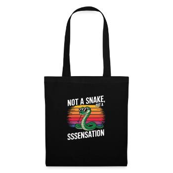 Snake - Tote Bag - black - Front
