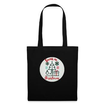 Focus on chrismas - Stoffbeutel - Schwarz - Vorne
