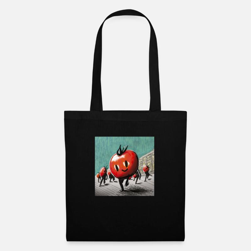 Mars des tomates - Sac en tissu - noir