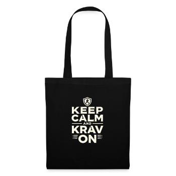 Krav Maga - Stoffbeutel - Schwarz - Vorne