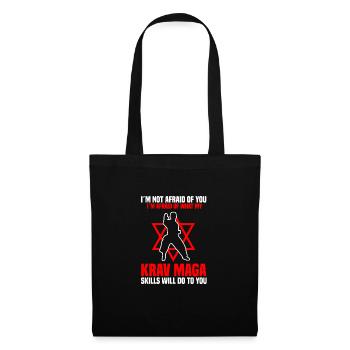 Krav Maga - Stoffbeutel - Schwarz - Vorne