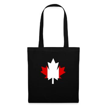 kanada canada ahornblatt - Stoffbeutel - Schwarz - Vorne