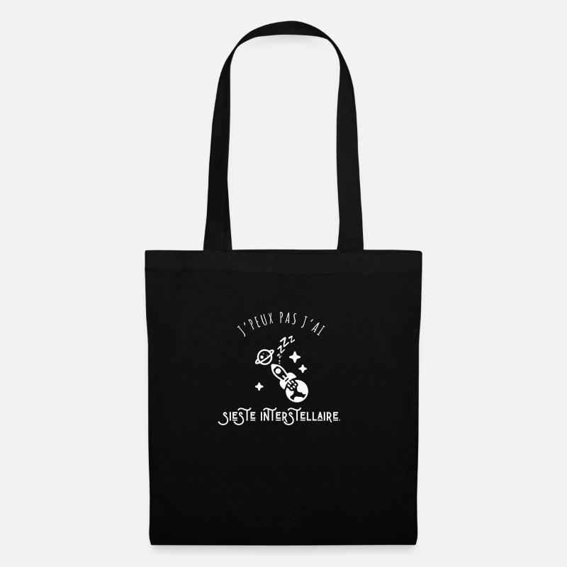 I Can't I Have Interstellar Nap - Humor - Stoffbeutel - Schwarz