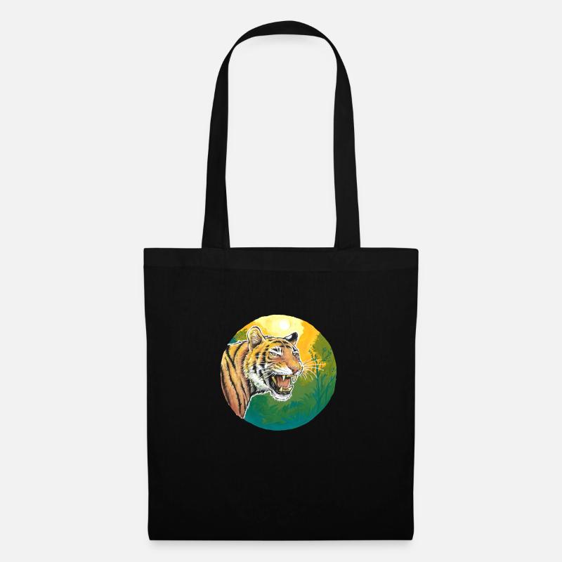 Tiger - Stoffbeutel - Schwarz