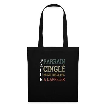 I have a crazy godfather don't force me to call him - Tote Bag - black - Front