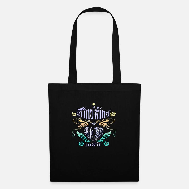Windkind Kitesurfink'd - Tote Bag - black
