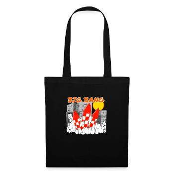 Big Bang - Sac en tissu - noir - Devant