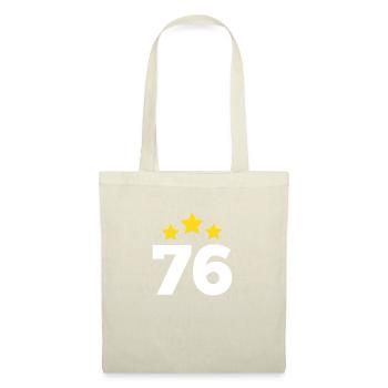 76 Years Star - 76th Anniversary Gift - Tote Bag - nature - Front