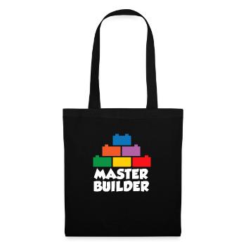 Brick Builder Brick Building Master Builder - Tote Bag - black - Front