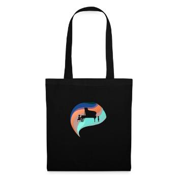 Instrument de pianiste - Sac en tissu - noir - Devant