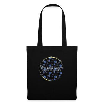 Inspirer l’amour : art des motifs étoilés - Sac en tissu - noir - Devant