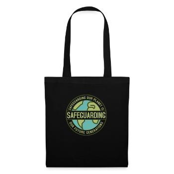 Protéger notre planète Journée de la Terre P - Sac en tissu - noir - Devant