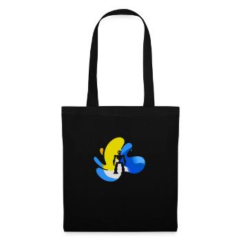 Cyborg Robot Informatique - Sac en tissu - noir - Devant