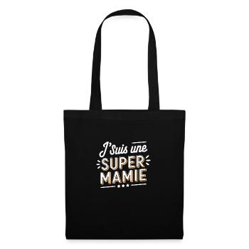 Je suis une Future Mamie d'enfer ! - Sac en tissu - noir - Devant