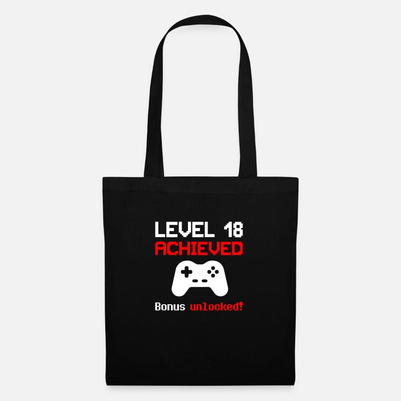 LEVEL - Stoffbeutel - Schwarz