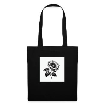 Sunflower Helianthus annuus - Tote Bag - black - Front