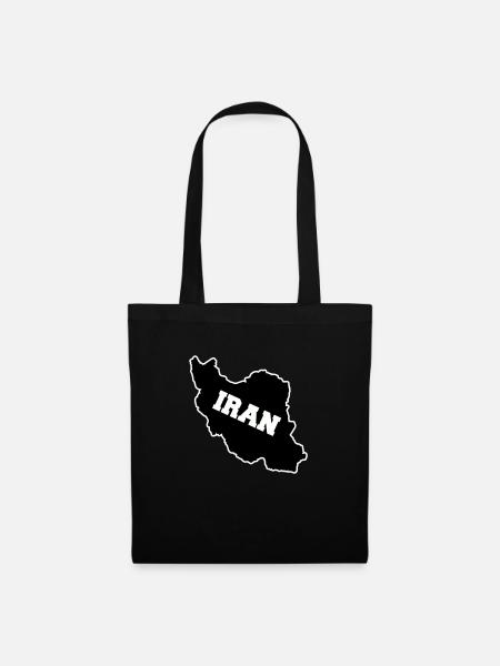 iran - Stoffbeutel - Schwarz