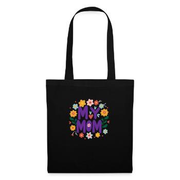 My Mom - Floral Art Love - Tote Bag - black - Front