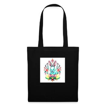 Ei-Catcher: Hase Edition - Stoffbeutel - Schwarz - Vorne