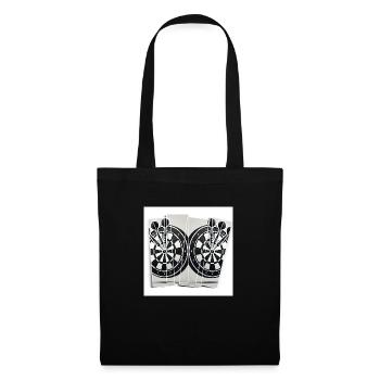 Flechette2 - Sac en tissu - noir - Devant