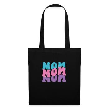 Maman, maman, maman – Le super-héros ultime - Sac en tissu - noir - Devant