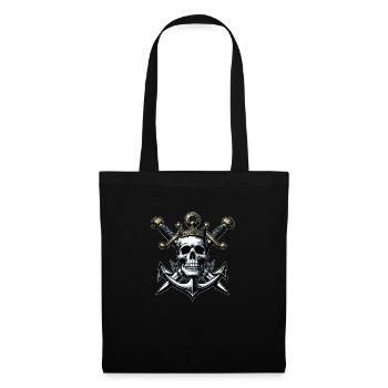 Roi des pirates - Sac en tissu - noir - Devant