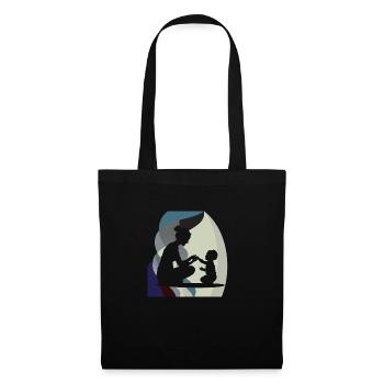 Garde d’enfant Congé parental Garde - Sac en tissu - noir - Devant