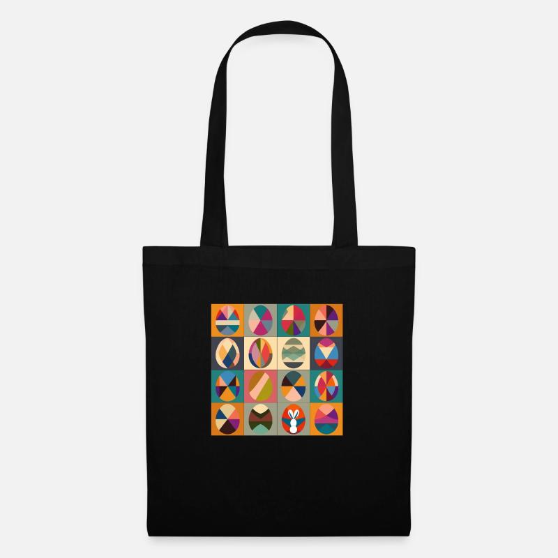 Easter Eggs Design No.12 - Tote Bag - black
