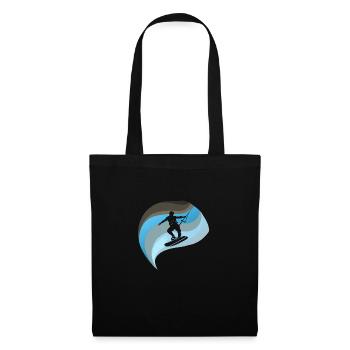 Wakeboarder Water Sports Wakeboarding - Tote Bag - black - Front