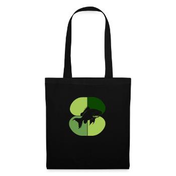 Perch carp fishing - Tote Bag - black - Front