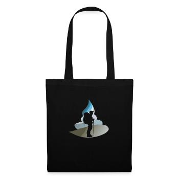 Wandern Trekking Hiking - Tote Bag - black - Front