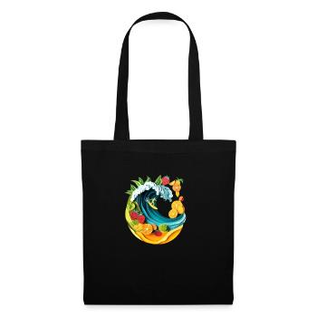 Éclaboussure de surf juteuse - Sac en tissu - noir - Devant