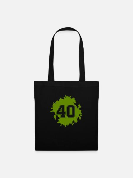 klecks 40 - Stoffbeutel - Schwarz