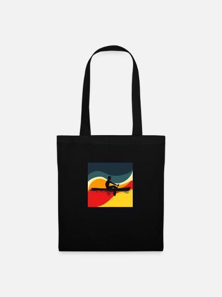 Rowing Team Rowing Techniques - Tote Bag - black