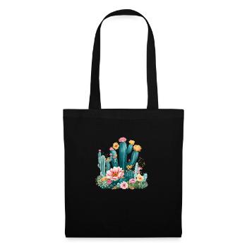 Cactus Plant Floral Cacti Tropical - Tote Bag - black - Front