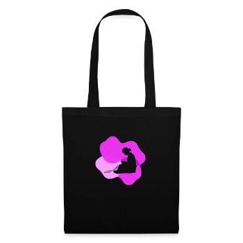 Points de fil DIY - Sac en tissu - noir - Devant