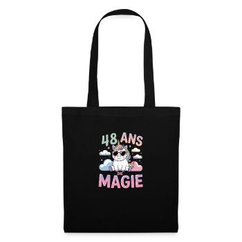 48 ans de magie - Sac en tissu - noir - Devant