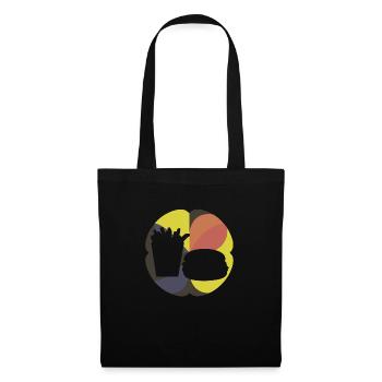 Fast Food Burger Lover - Tote Bag - black - Front