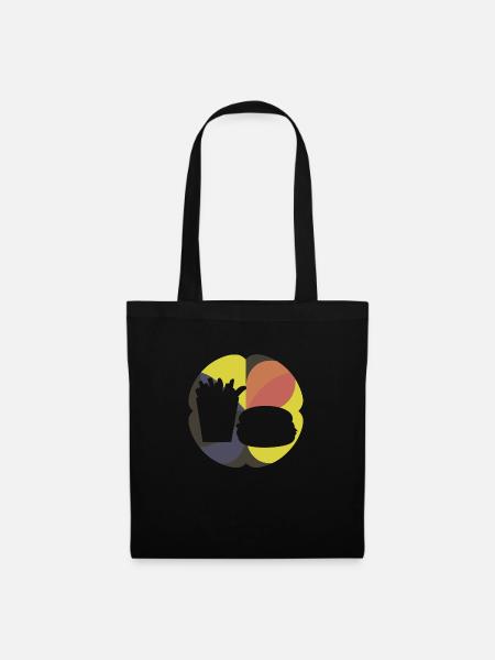 Fast Food Burger Lover - Tote Bag - black