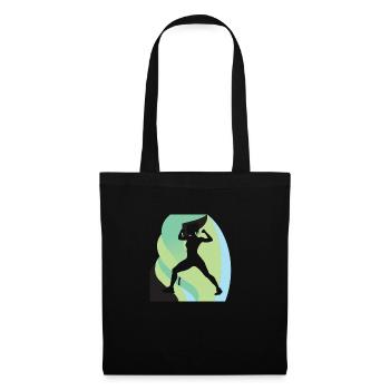 Entraînement de santé de musculation - Sac en tissu - noir - Devant