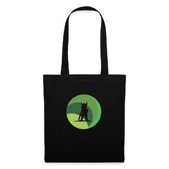 Suède Scandinavie Marteau - Sac en tissu - noir - Devant