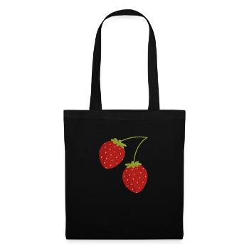 Strawberries - Tote Bag - black - Front