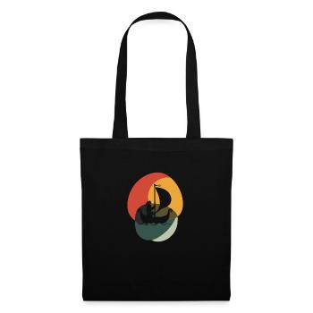 Viking Suède Marteau - Sac en tissu - noir - Devant