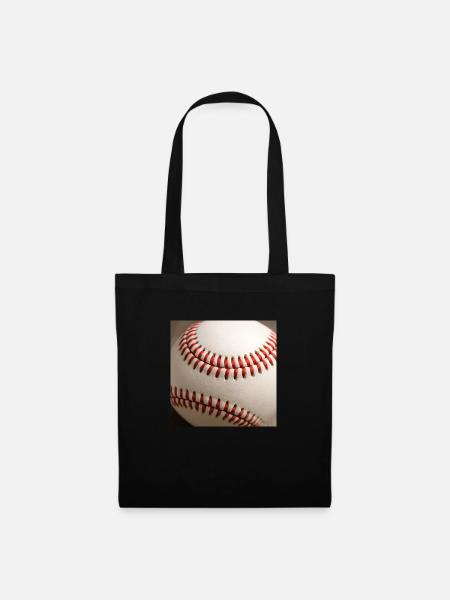 Baseball - Tote Bag - black
